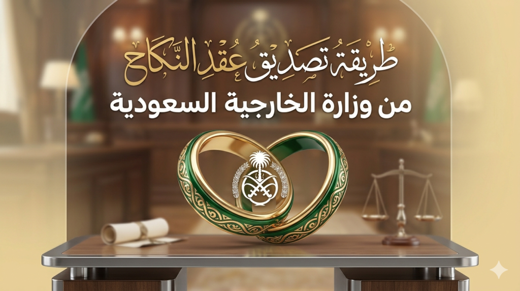 طريقة تصديق عقد النكاح من وزارة الخارجية السعودية