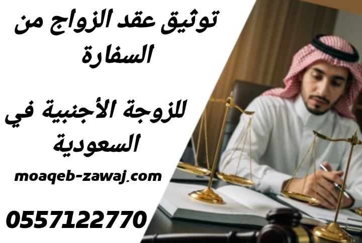 توثيق عقد الزواج من السفارة للزوجة الأجنبية في السعودية