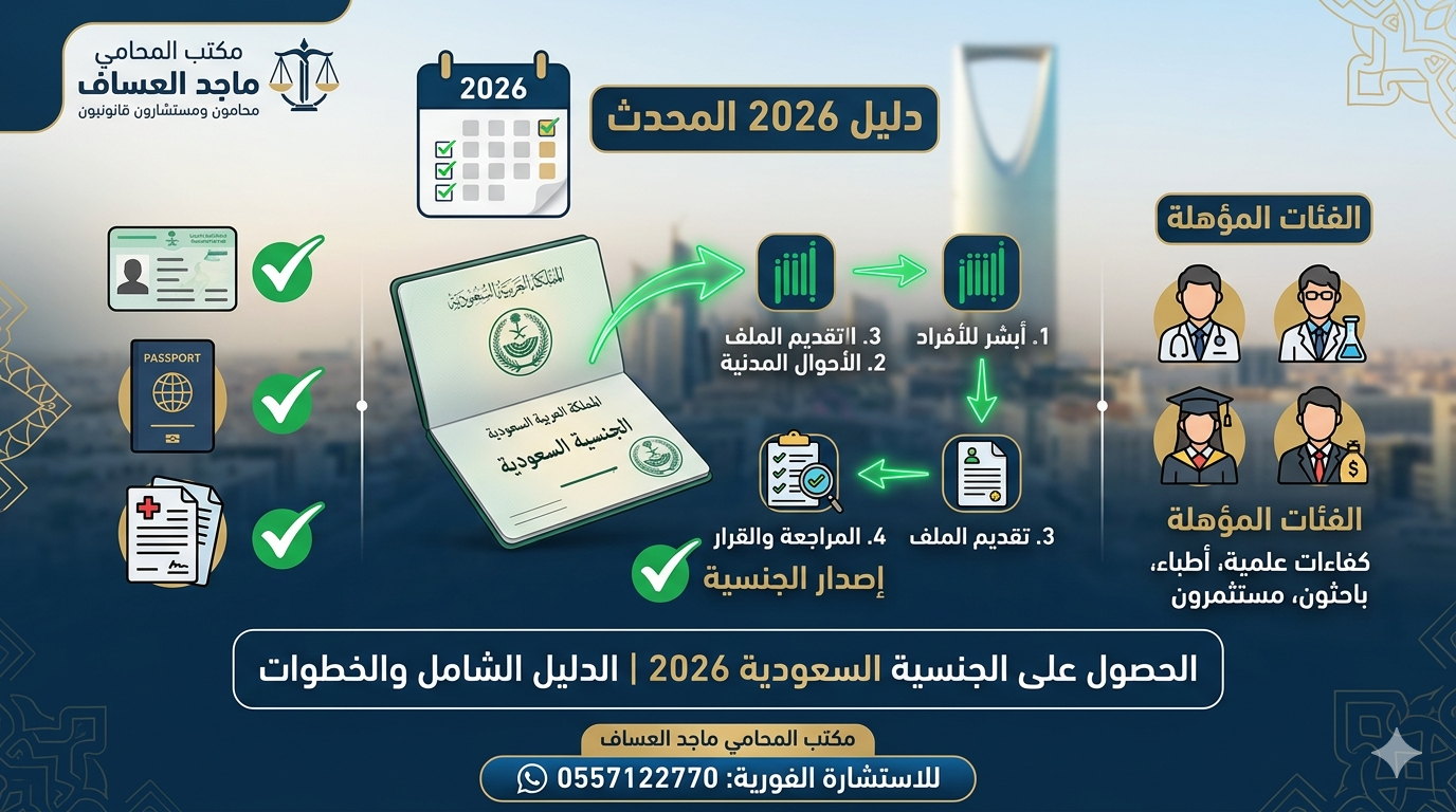 الحصول على الجنسية السعودية 2026