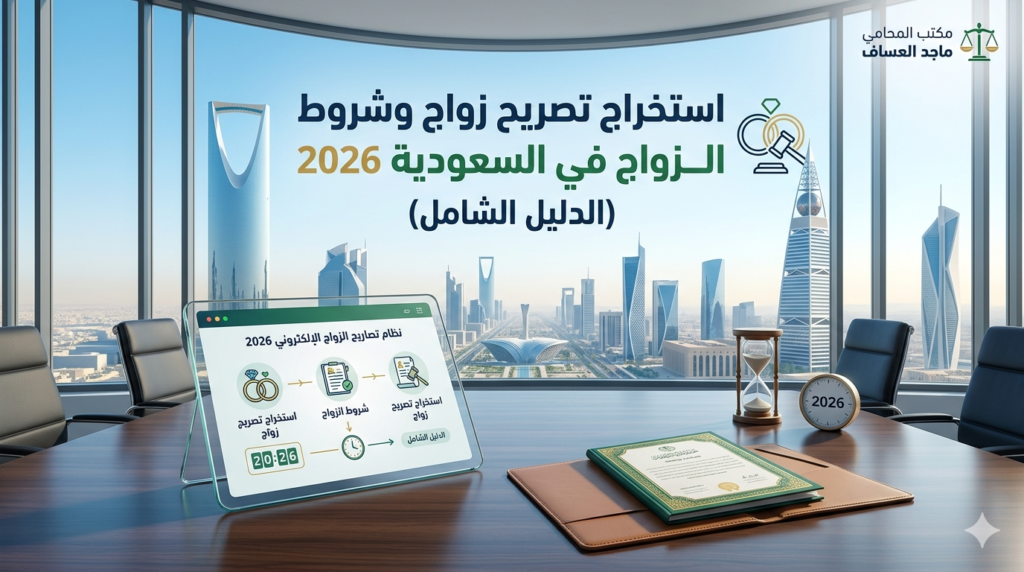 استخراج تصريح زواج وشروط الزواج في السعودية 2026 (الدليل الشامل)